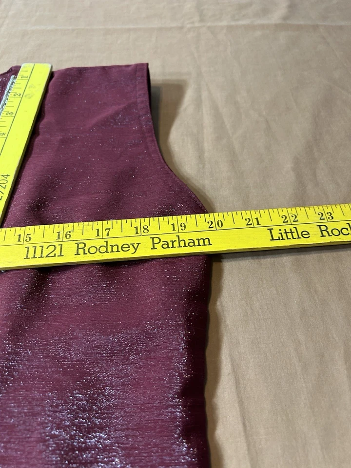 Conjunto Traje Pantalón Mujer Estilo India Hecho a Mano Borgoña Talla M Bordado Con Forro Foto 4 de 4