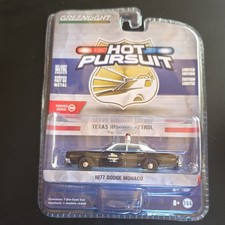 GreenLight Hot Pursuit Series 30 1977 Dodge Monaco Texas Hwy Patrol 1:64