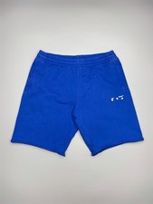 Off White Sweat Shorts Blue Mens Size XL