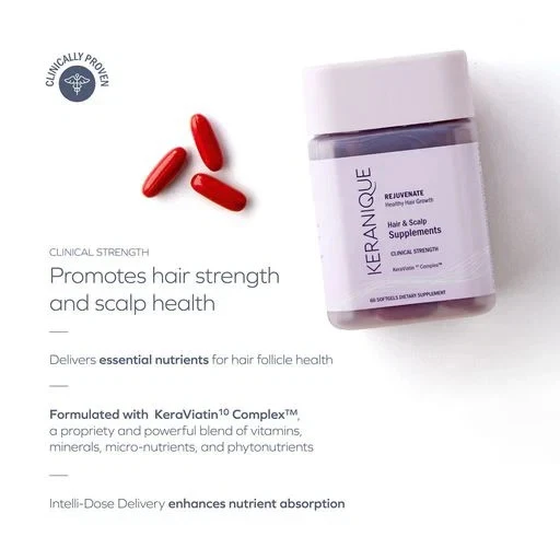 Suplementos para la salud del cabello y el cuero cabelludo Keranique NUEVO Foto 3 de 4