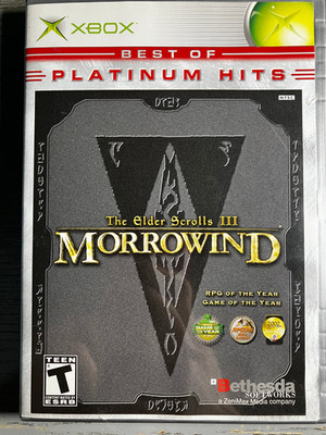 The Elder Scrolls III: Morrowind (Platinum Hits) (Microsoft Xbox, 2002)