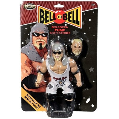 Big Poppa Pumpe Scott Steiner - Glocke Auf Ringside Exclusive Wrestling Figur