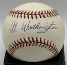 Al Worthington 1954 Giants 1965 Twins Reds White Sox Autographed ML Baseball COA