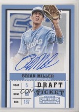 2017 Panini Contenders Draft Picks Draft Ticket Auto Brian Miller #59 Auto yh2