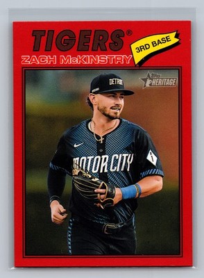 2026 Topps Heritage Zach McKinstry #398 Red