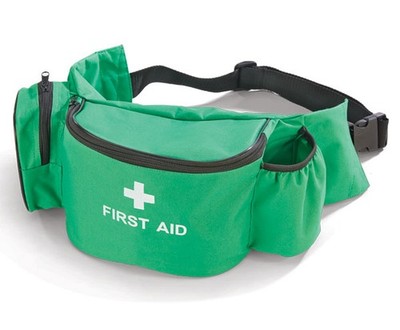 Click Medical First Aid Bauchtasche mit extra Taschen klein grün