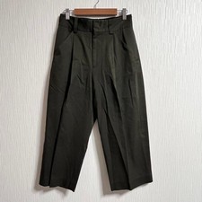 Margaret Howell Tucked Wide Pants Olive Size 1