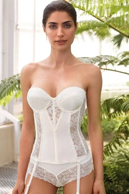 Sale HBH Brautmode – KLEEMEIER DI LORENZO Corsage 30354, creme, NEU - Bild 1 von 2