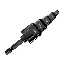 Air Conditioner Copper Pipe Tube Expander Swaging Tool Kit Drill Bit Flaring