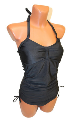 Octopus Badeanzug L 42/44 B C schwarz Neckholder Bademode Monokini Beach Wear