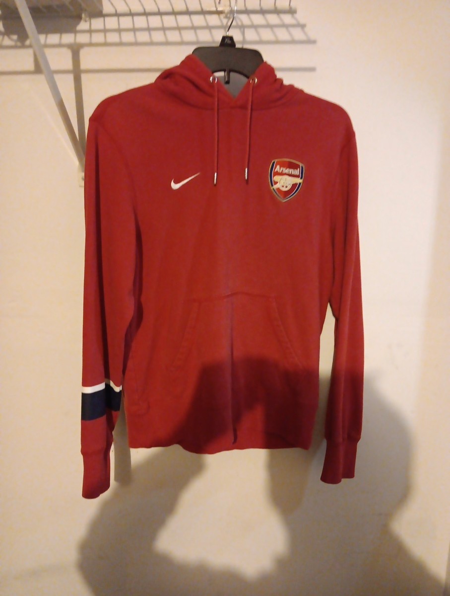 ✔️NIKE - Vintage Arsenal Red Nike Better World Small S Hoodie | eBay