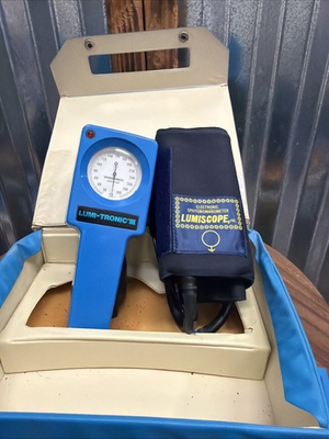 #ad Vintage LUMI TRONIC III Electronic Sphygmomanometer Blood Pressure Parts Only $7.99