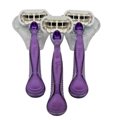 GILLETTE VENUS EMBRACE - 1 RAZOR & 1 CARTRIDGE (3 PACK) BRAND NEW - WITHOUT PACK