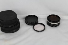 Lot of 5 - Camera Lens Filters 3 Samigon 55mm, 1 Vivitar 49mm, 1 Prinz Series 11