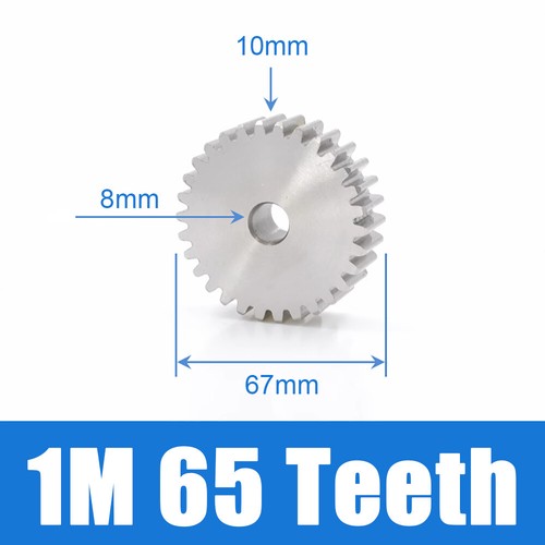 1/1.5/2 Mod 12~120 Teeth, Flat Gear Cylindrical Gear, Spur Gears Stainless Steel - Picture 60 of 90