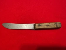 Antique Nichols Brothers Warranted Shear Steal 10 Inch Butcher Knife