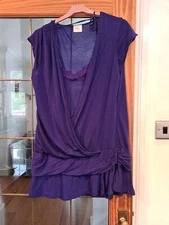 NEXT Purple Vest Style Top and Cover 18