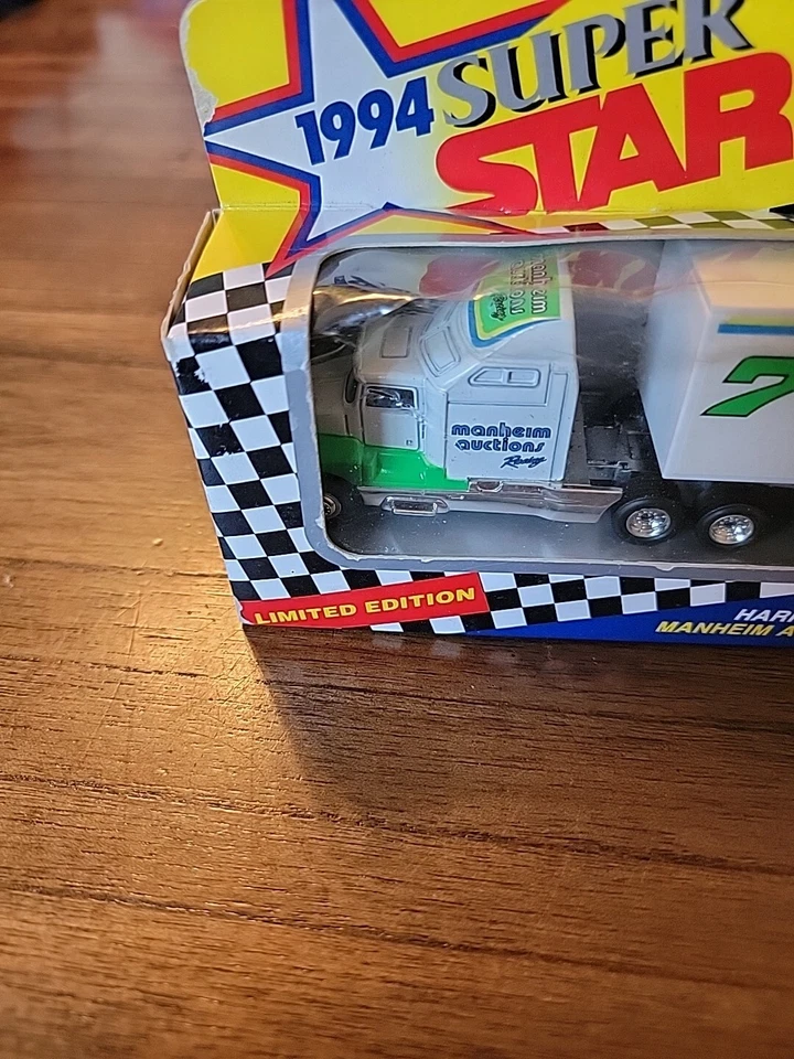 Matchbox Harry Gant Manheim Auctions Racing #7 Nascar Transporters  Foto 2 de 4