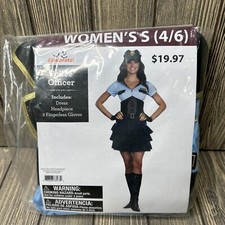 Way To Celebrate Women s Police Officer Halloween Costume Small 4 6