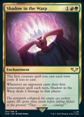 1x Shadow in the Warp NM-Mint, English Universes Beyond: Warhammer 40,000 MTG Ma