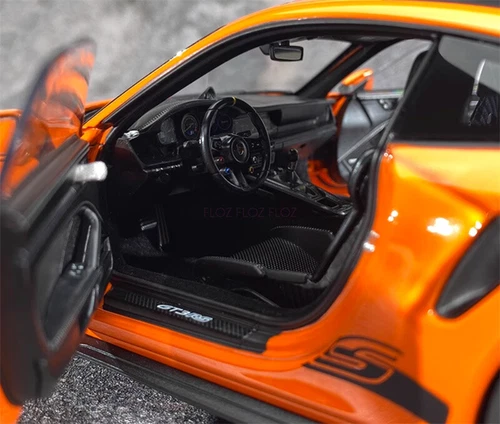 1:18 para NOREV para Porsche para 911 para 992 para GT3 para RS Naranja Rojo Oro Ruedas - Imagen 12 de 12