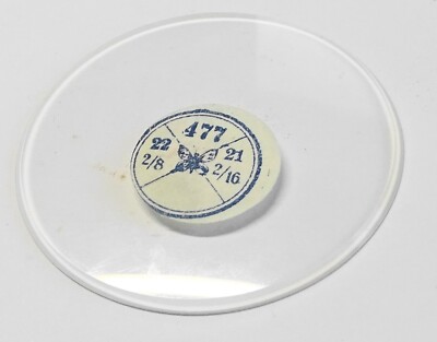 Verre De Montre De Poche Gousset - Diamètre 49.5 Mm - Minéral - Neuf