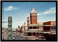 Postcard RPPC - Argent Street, Broken Hill, N.S.W