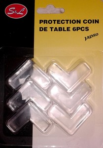 Lot 6 Coins De Table Protege Securite Meuble Angle Protection Pare Choc Bebe Ebay