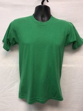 Vtg 80s Cal Cru Plain Blank T Shirt Mens size Small Surf Skate USA Made Greaser