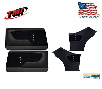TMI Pro Series Sport XR Molded Door & Quarter Panel Set - 1968 Chevelle Coupe