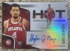 2020-21 Skylar Mays NBA Hoops Hot Signatures Rookie Auto No.HR-SMY (RC)