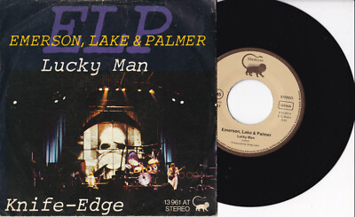 Emerson, Lake & Palmer -Lucky Man / Knife-Edge- 7'' 45 Manticore (13 961 AT)