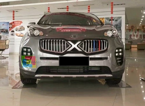KIA SPORTAGE QL 2015 IN POI GRIGLIA ANTERIORE SATINATA - CALANDRA KX5 - Imagen 7 de 7
