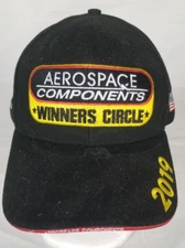 Aerospace Components Mens Black Logo 2019 Embroidered Ajustable Cap