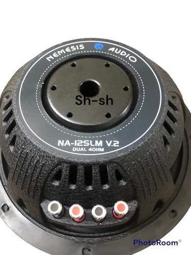 Subwoofer para automóvil Nemesis Audio NA-12SLM V.2 12" montaje poco profundo 500 vatios rms dvc - Imagen 2 de 4
