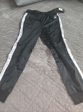 converse girls joggers pants stripe black m