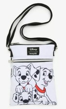 LOUNGEFLY DISNEY 101 Dalmatians Peeking Pups Disney Passport Crossbody Bag