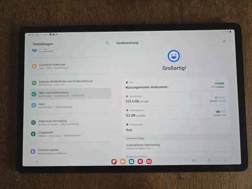 Samsung Galaxy Tab S7 + Plus / 256 GB Speicher / 8GB RAM / Mystic Black - Afbeelding 2 van 11