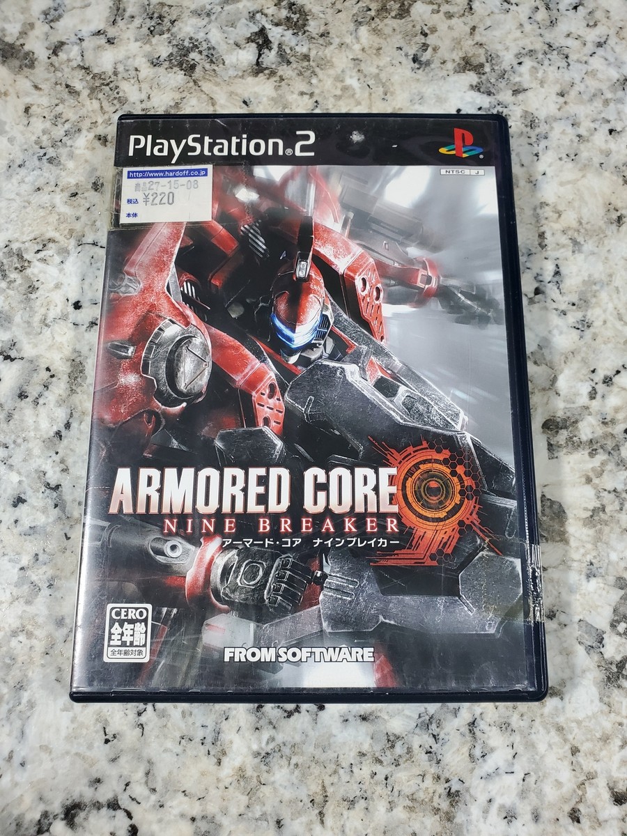 Armored Core Nine Breaker Sur PS2 - Import Japon NEUF Sous Blister