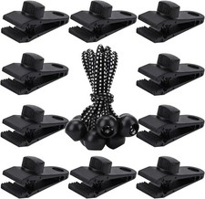 Tarp Clips Heavy Duty Lock Grip, 20 Pack Tarp Clamps, Shade Cloth Clips Fastener