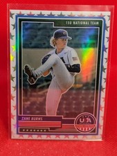 Zane Burns 15U Prizm 2023 Panini USA Stars & Stripes #23 **33/99**