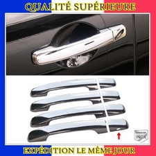 4 COUVRE POIGNEES INOX CHROME pour NISSAN NAVARA 2005 à 2015