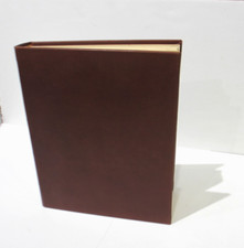 Graphic Image Album 8x10 Bound Leather Cover Dry Mount BROWN