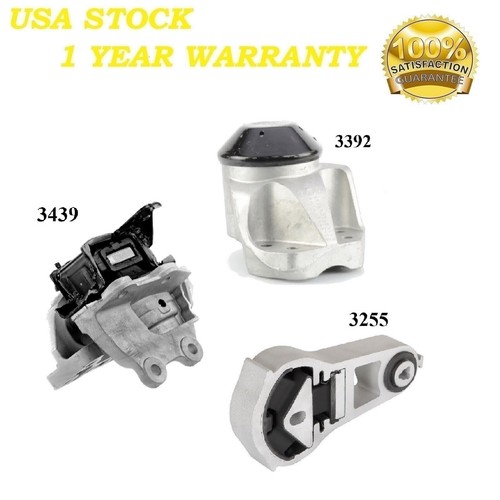 3 PCS MOTOR & TRANS MOUNT FIT 2013-2015 FORD EXPLORER 3.5L NAT.ASP VIN(8) - AUTO - Bild 1 von 5