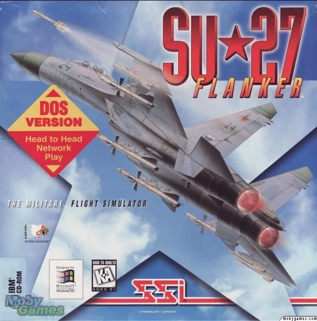 SU-27 FLANKER SIM PC Game +1Clk Windows 11 10 8 7 Vista XP Install.