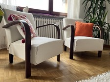 coppia poltrone vintage Anni 40- 50 Stile Deco