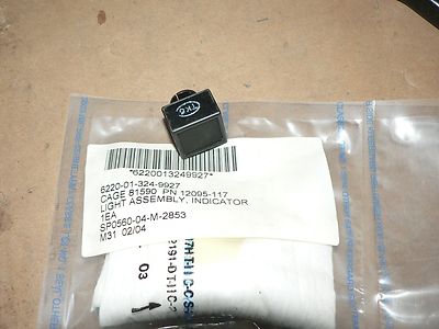 DYNCORP 112-9032-365 KORRY ELECTRONICS 12095-117 INDICATOR LIGHT