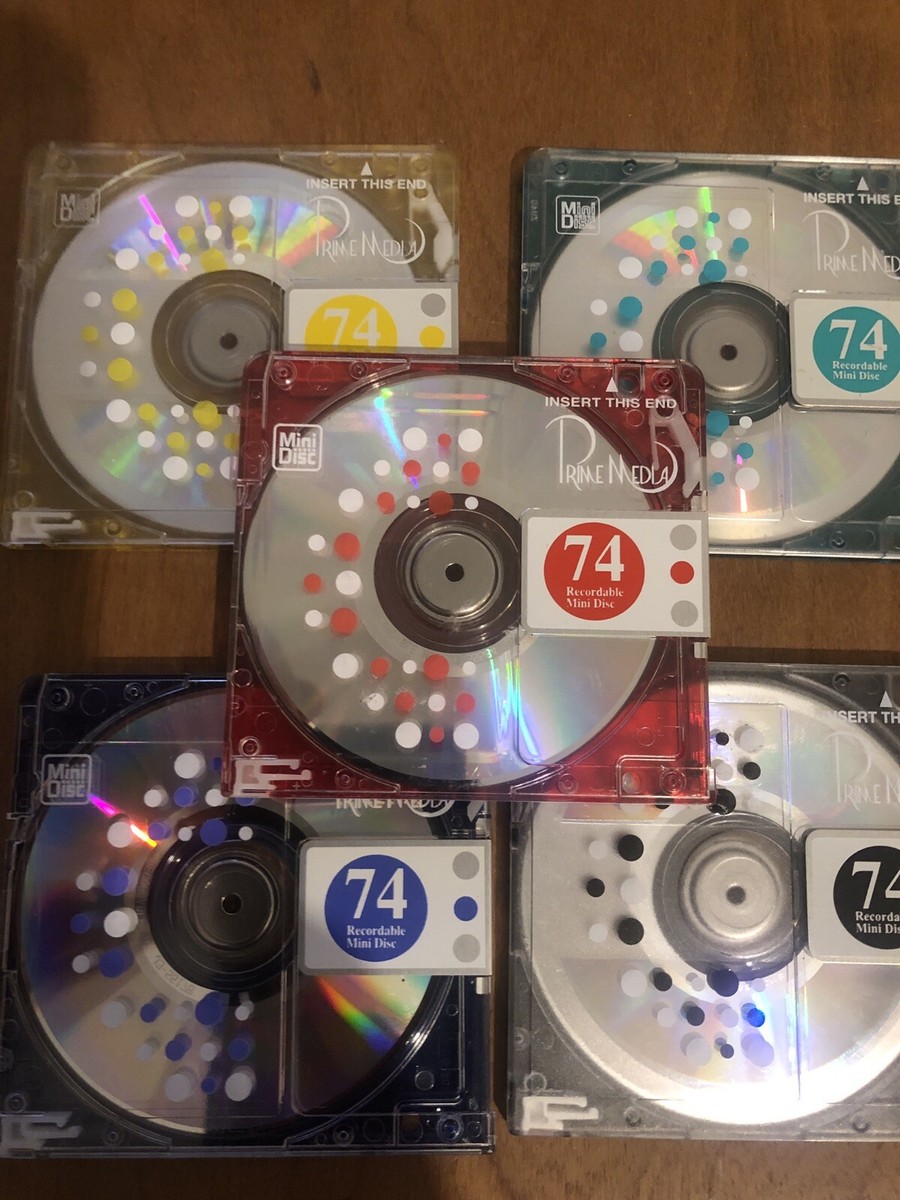 MiniDisc Md Axia 74 minutes avec étui de 10 feuilles