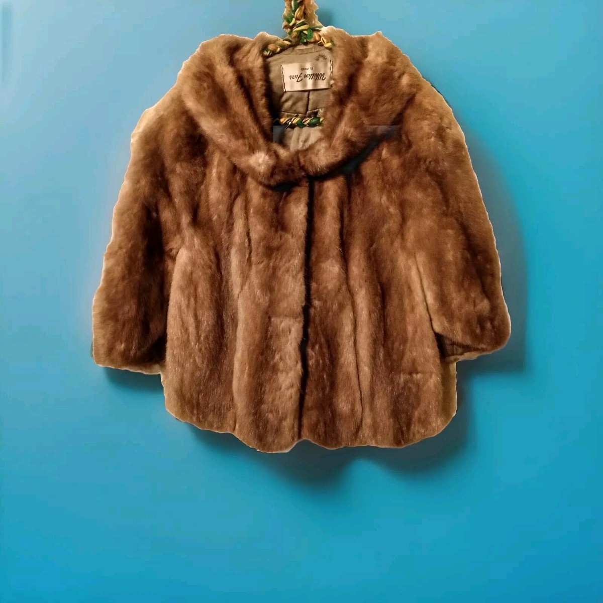 Mink Fur Cape by Whitten Furs El Paso Texas 1940s Vintage | eBay