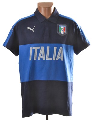 ITALIEN NATIONALMANNSCHAFT 2016/2017 POLO FUSSBALLTRIKOT PUMA GRÖSSE XL ERWACHSENE